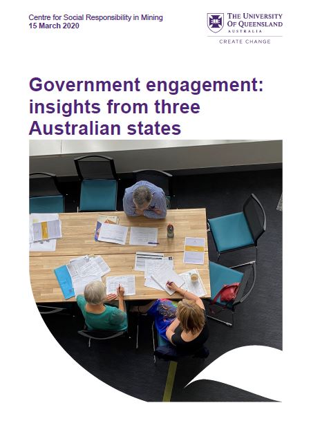 Government engagement: insights from three Australian states