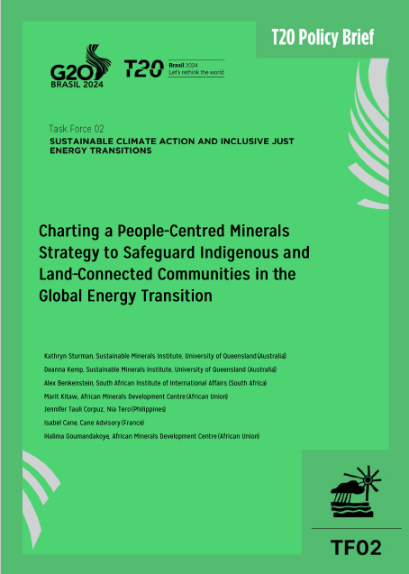 Charting a people-centred minerals strategy to safeguard Indigenous and land-connected communities in the global energy transition