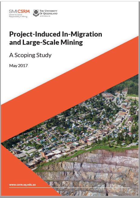 Project-induced in-migration and large-scale mining