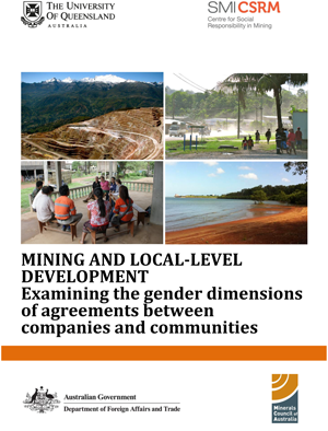 Mining and local-level development: examining the gender dimensions of agreements between companies and communities